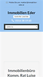Mobile Screenshot of immobilien-eder.at